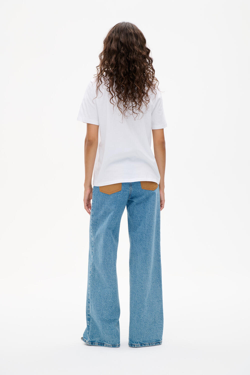 Jawo t-shirt - White Rhinestones